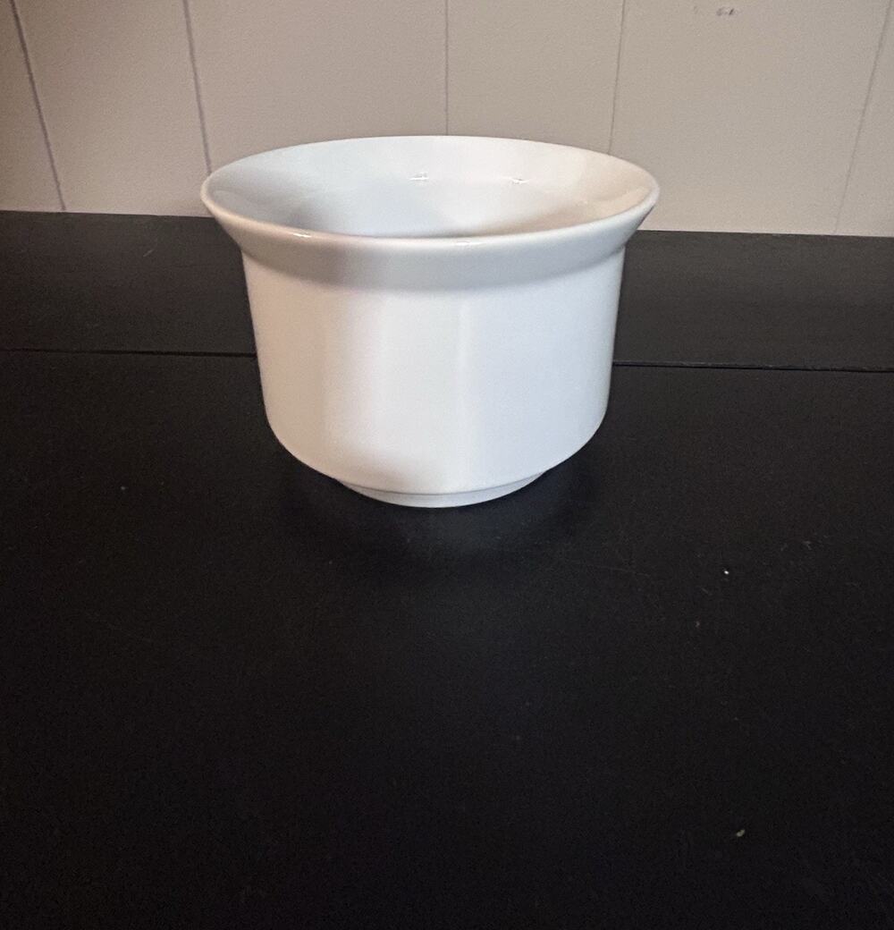 Vintage White Ceramic Bowl 5” Round Made in Thailand
